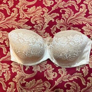 Soma Vanishing Strapless Bra Soft Tan Women's 32DDD Bra